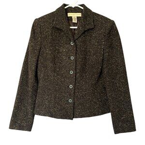Women's Brown Tweed Jacket
